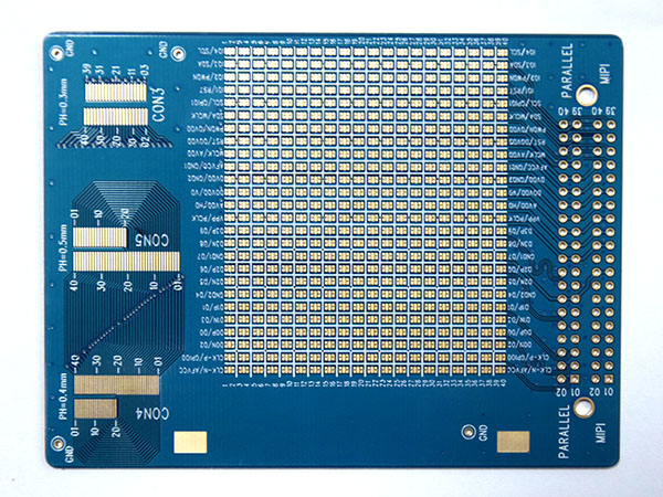 藍油雙面PCB線路板